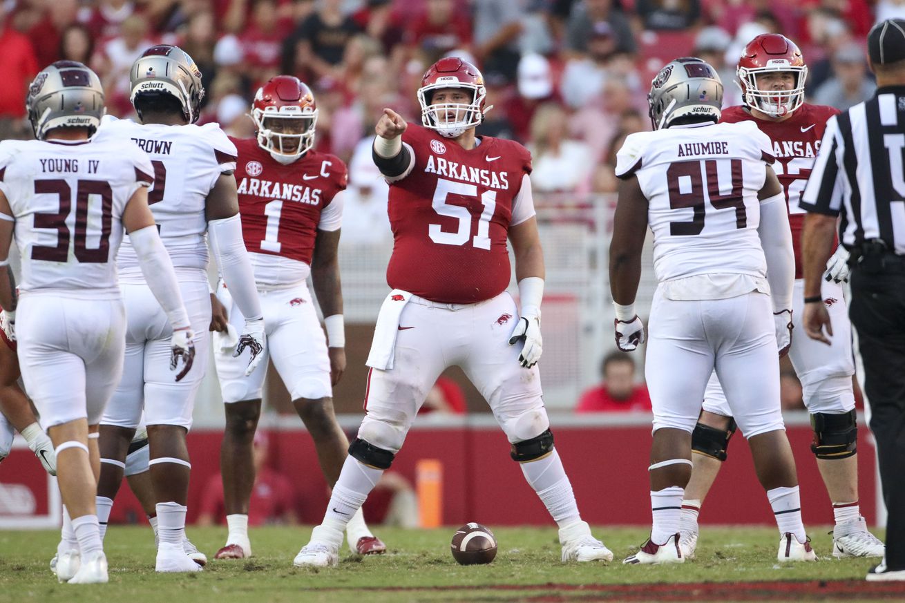 COLLEGE FOOTBALL: SEP 17 Missouri State at Arkansas