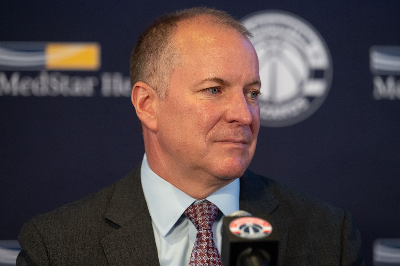 WASHINGTON, DC - JULY 08: Wizards President and General Manager