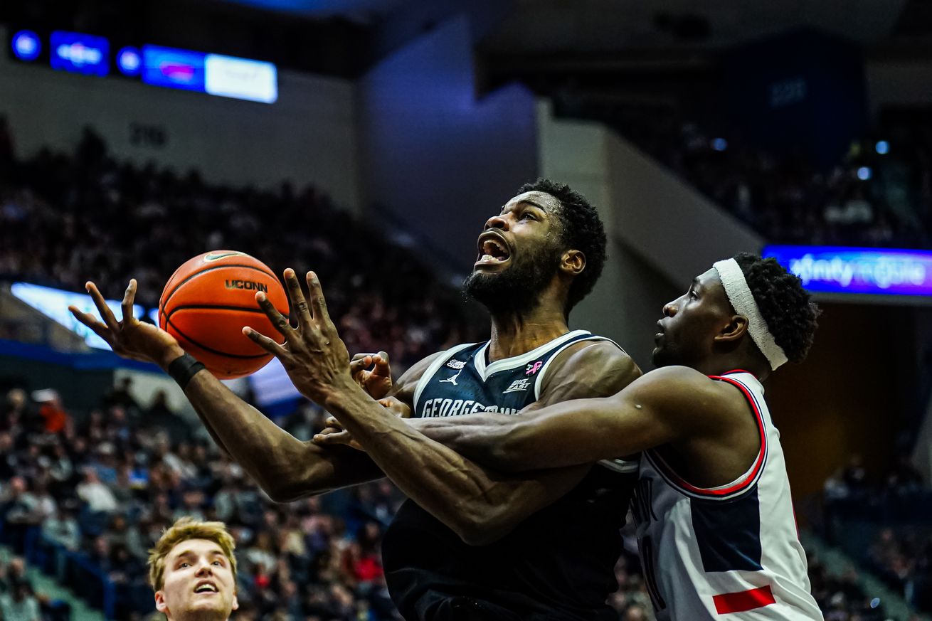 NCAA Basketball: Georgetown at Connecticut