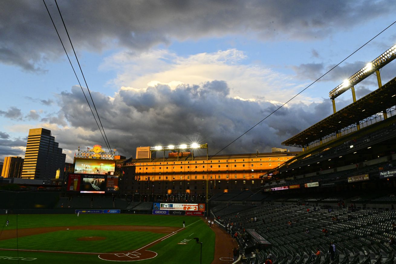 MLB: Texas Rangers at Baltimore Orioles