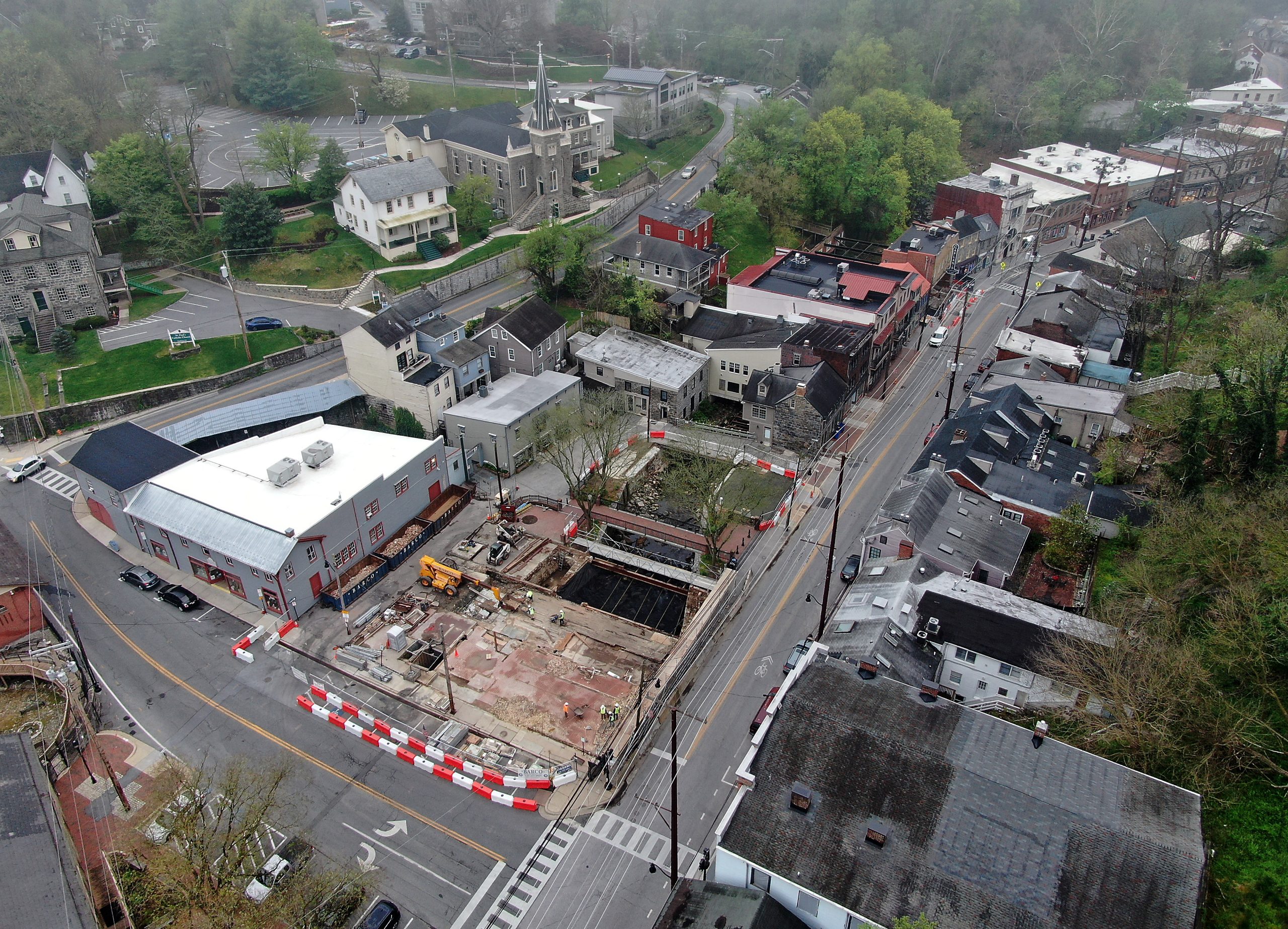 Update of the controlled demolition of four buildings at Main...