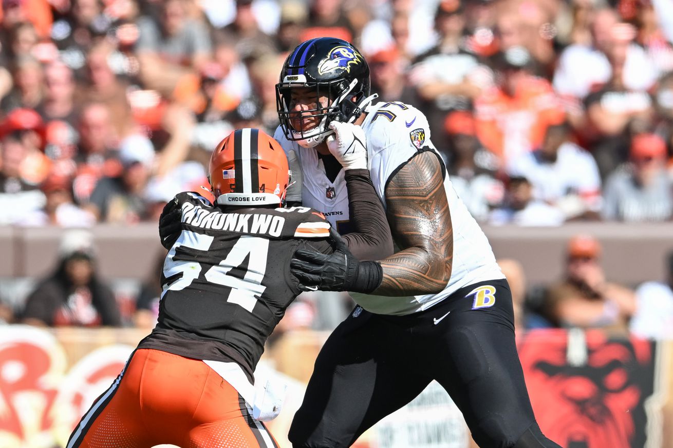 Baltimore Ravens v Cleveland Browns