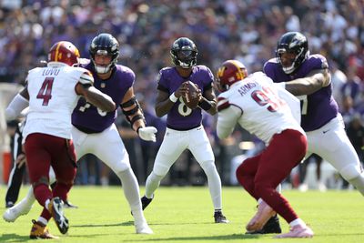 Washington Commanders v Baltimore Ravens