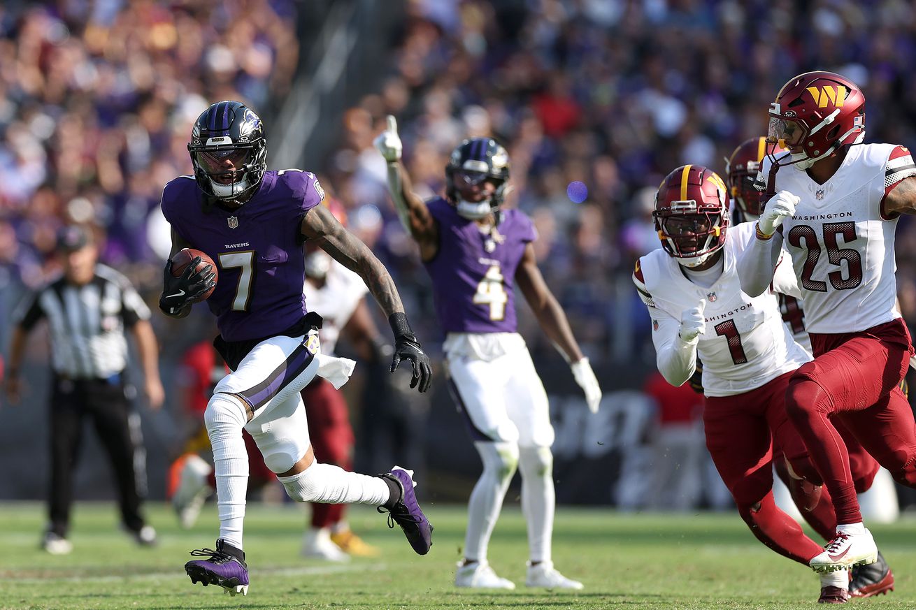 Washington Commanders v Baltimore Ravens