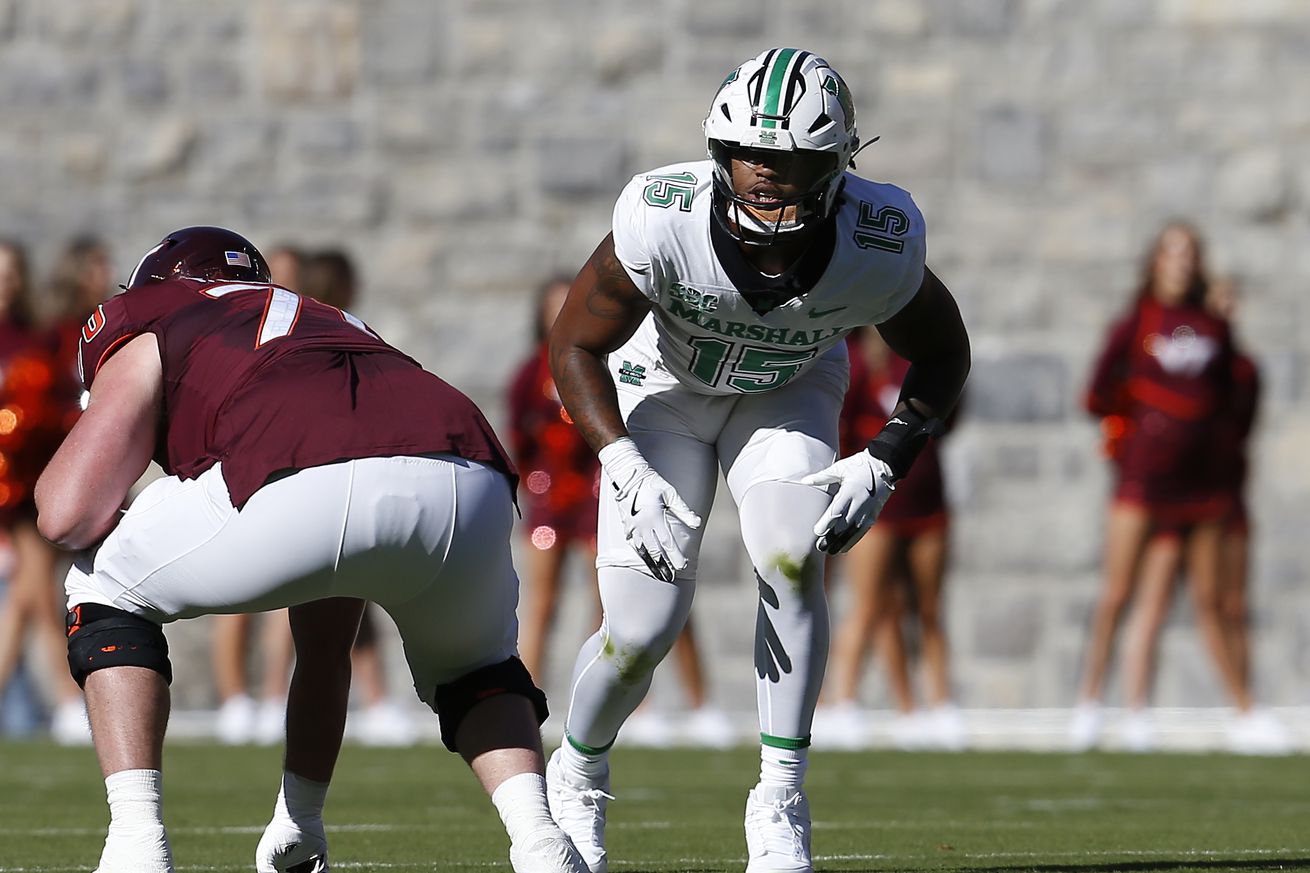 COLLEGE FOOTBALL: SEP 07 Marshall at Virginia Tech