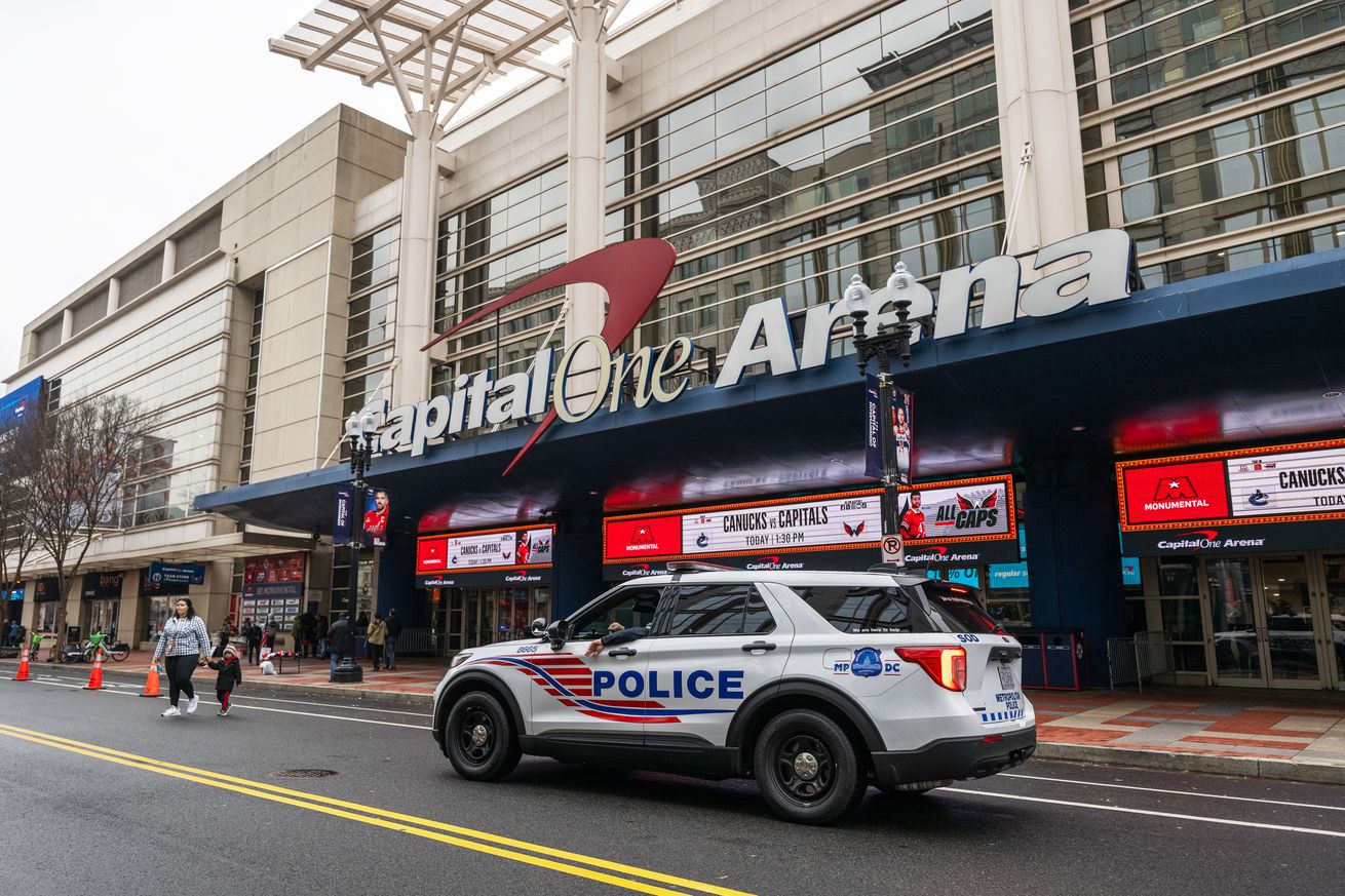 WASHINGTON, DC - FEBRUARY 11: A police vehicle sits outside of