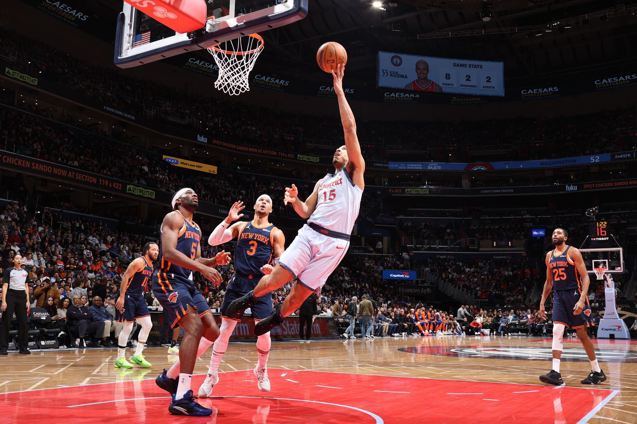 New York Knicks v Washington Wizards