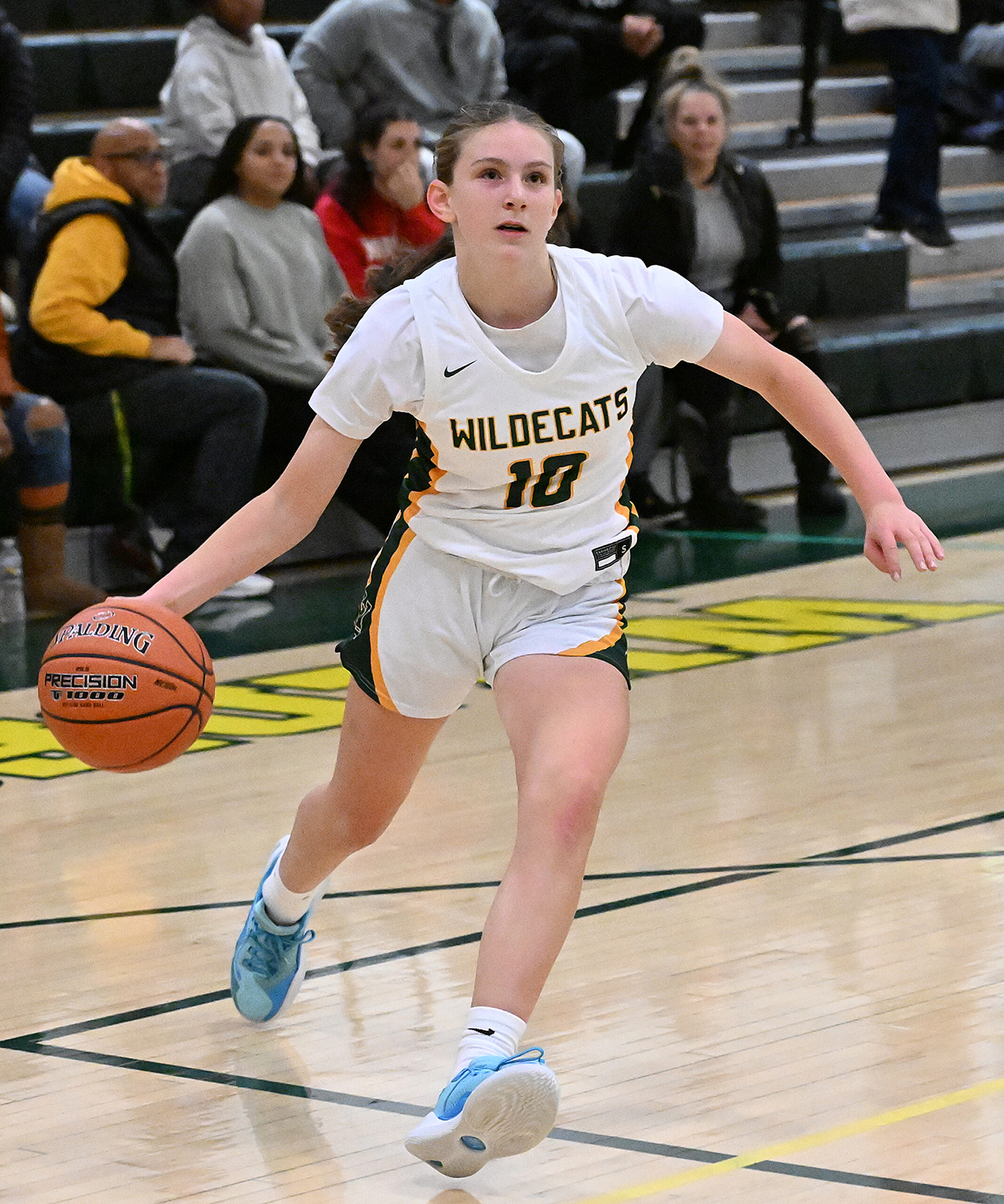 Wilde Lake #10, Maggie Shidle drives to the basket in...