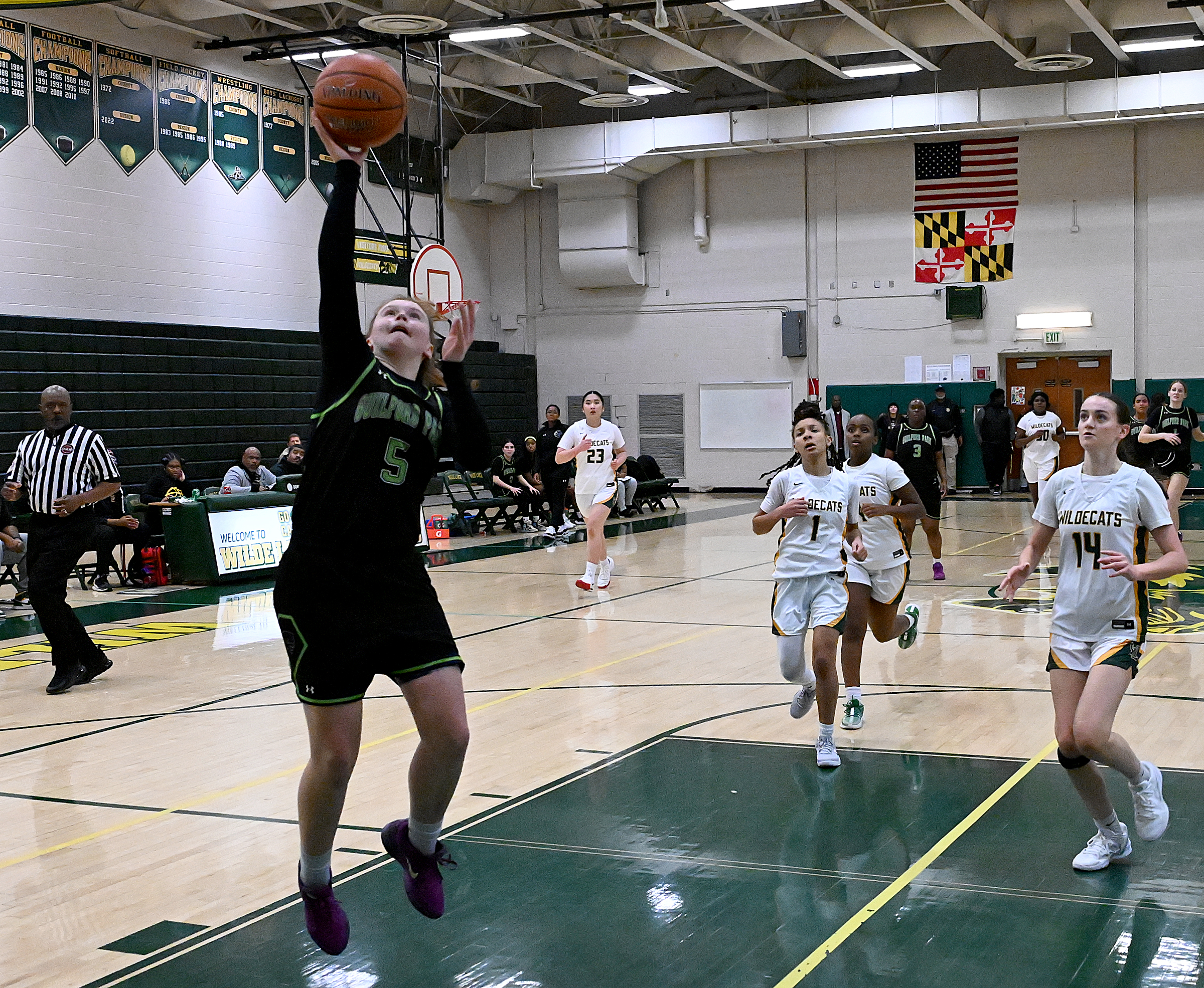 Guildford Park #5, Audrey Morrison-Lang fast-break layup in the 1st...