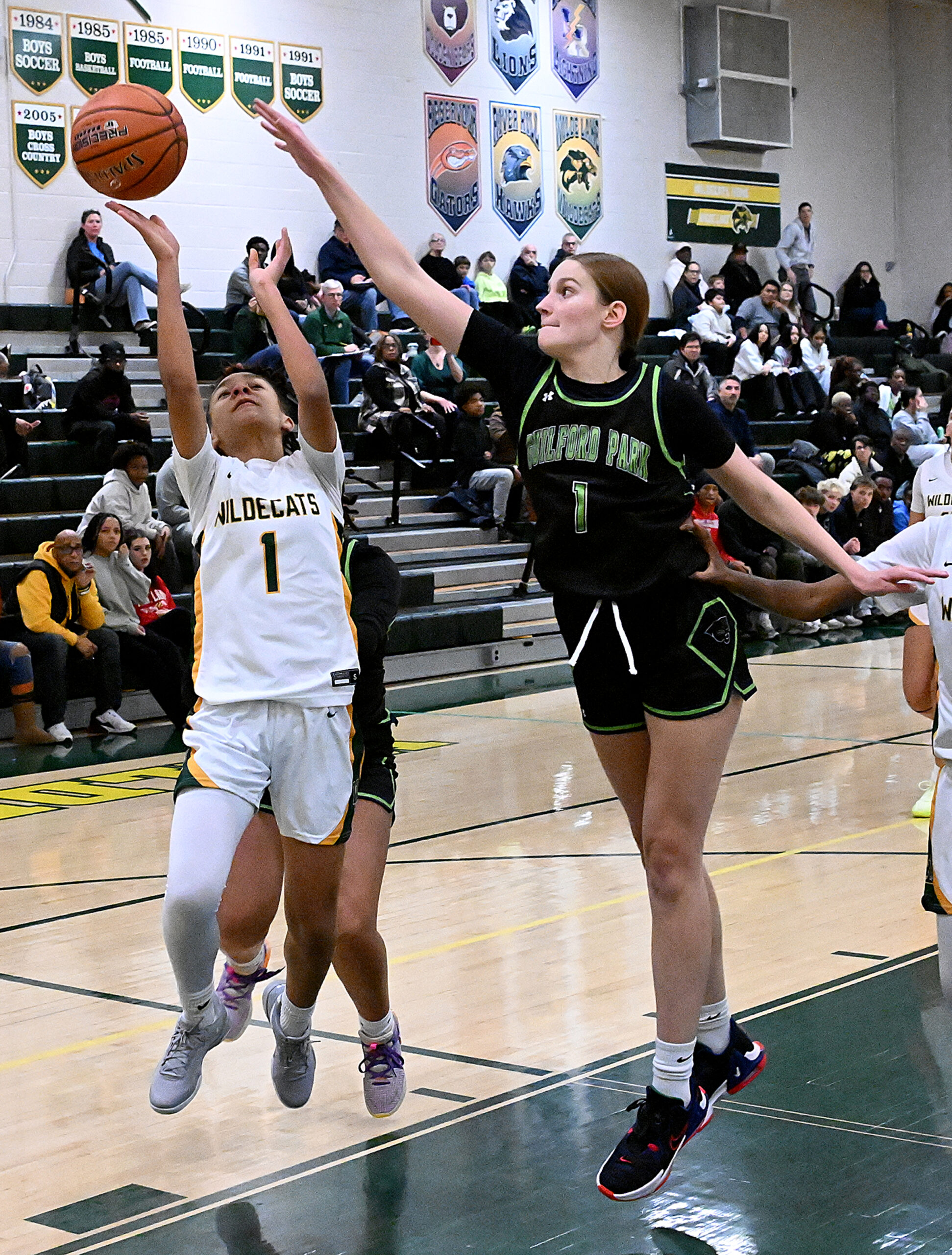 Wilde Lake #1, Jordyn Bennett layup draws a foul from...