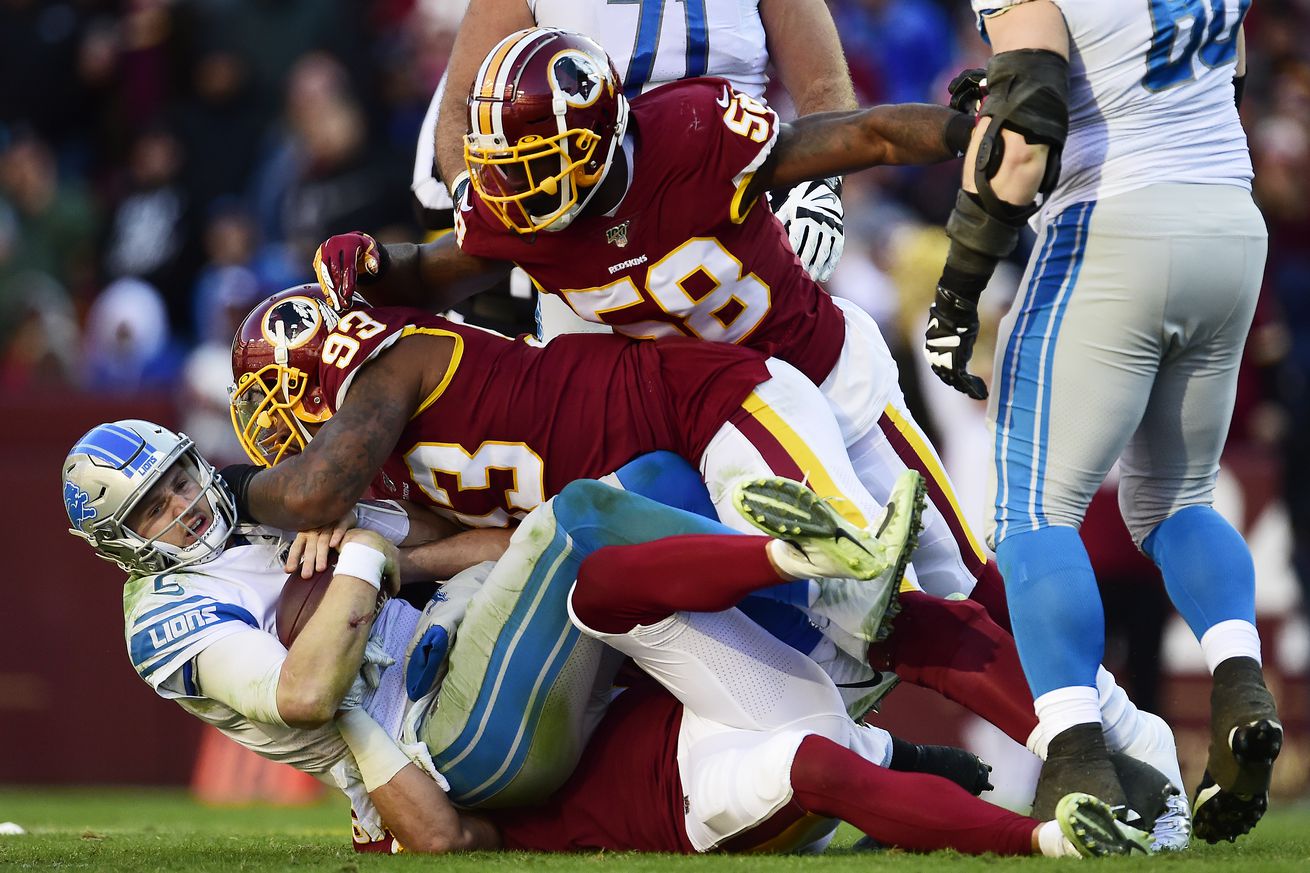 Detroit Lions v Washington Redskins