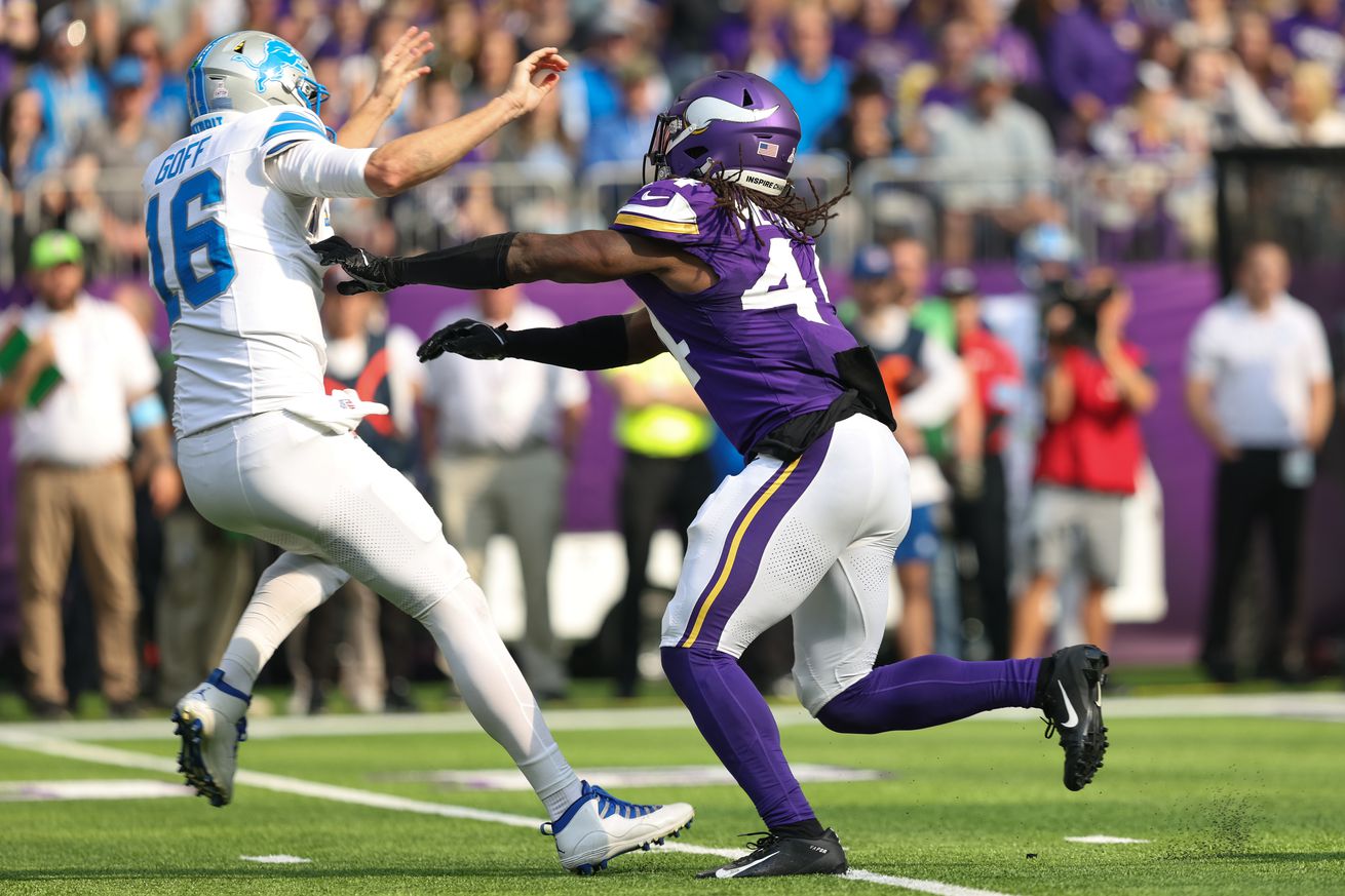 NFL: OCT 20 Lions at Vikings