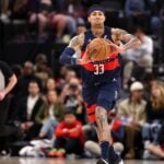 Washington Wizards forward Kyle Kuzma