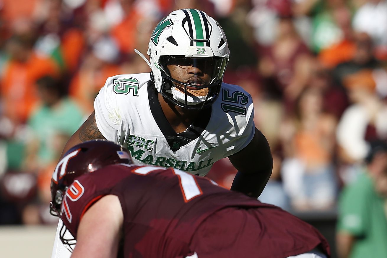 COLLEGE FOOTBALL: SEP 07 Marshall at Virginia Tech